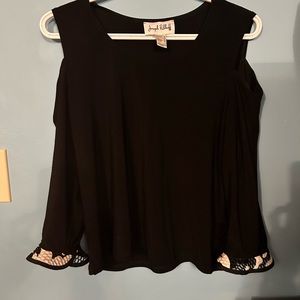 Joseph ribkoff cold shoulder blouse. Very dressy. Size M